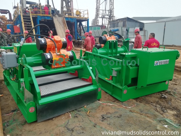 shale shaker in drilling rig