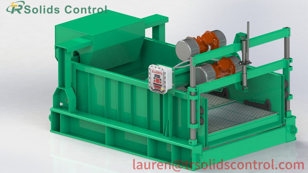 Oilfield shale shaker equipment with durable screen panels and strong vibration system